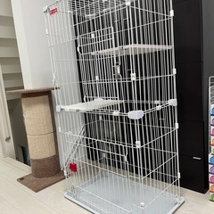 アイリスオーヤマ　スリムキャットゲージ　2段の画像