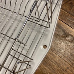 水切りカゴ　穴から水抜きされます！の画像