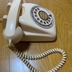 ピンク電話 黒電話 レトロ 美品 - 家電