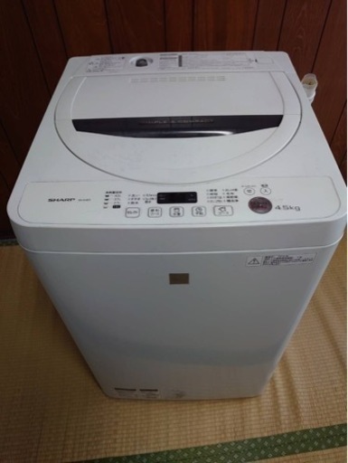 シャープ　洗濯機　2016年製　4キロ