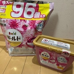 ジェルボール 箱は未開封 袋7～8割残