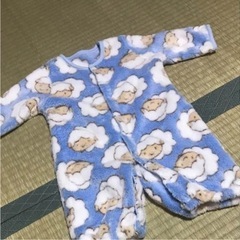 羊のもこもこ　ロンパースの画像
