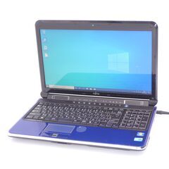 中古美品 15インチ 青色 ノートパソコン 富士通 AH700/...