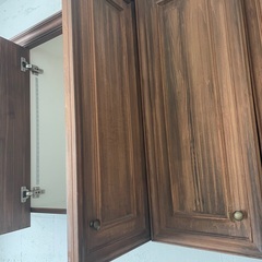 アンティーク風　キャビネット　扉１２枚セットの画像