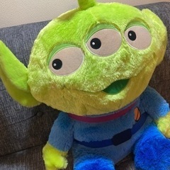 Disneyトイストーリー☆ エイリアン ジャンボぬいぐるみ　未使用の画像