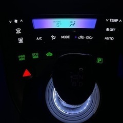 ✪30プリウス 前期 エアコンパネル LED打ち替えグラデーション