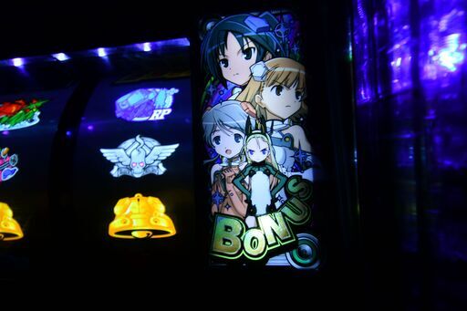 ●スロット実機●高砂　スカイガールズ　～ゼロ、ふたたび～　コイン不要機付き