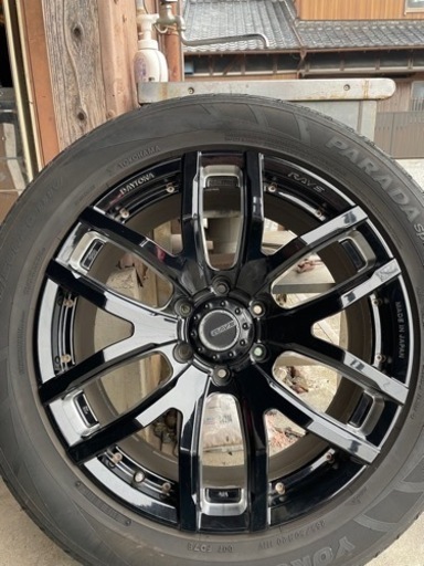 RAYS/ デイトナ FDX F6 ブラックマシニングホイール タイヤ 4本