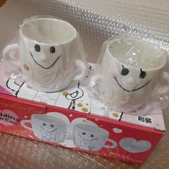 ペアマグ、腕組みします、可愛いです(*^^*)新品未使用