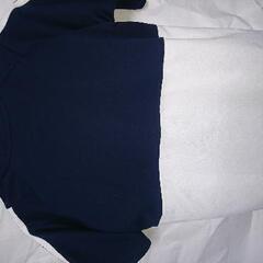 アディダスTシャツ 150サイズ 紺色の画像
