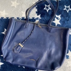 Samanthaトートバッグ青