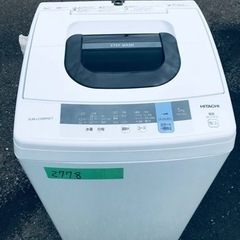 ①✨2019年製✨2778番 日立✨電気洗濯機✨NW-50C‼️