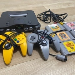 値下げしましたm(_ _)m★Nintendo64★カセット6こ付き！
