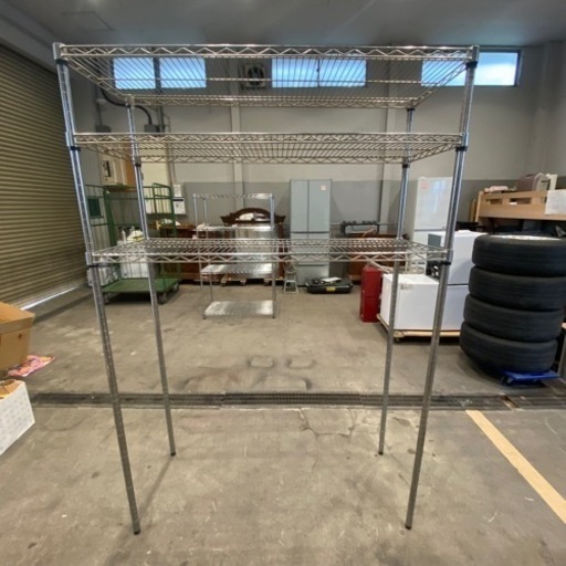 取引中 スチールラック 特大 121×46×180cm
