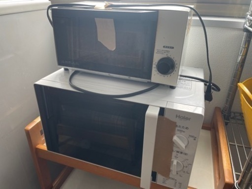 電子レンジ　使用感あり