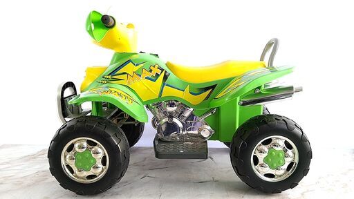 D242 子供用 乗り物 バギー 緑 四輪 大型 のりもの プレゼント　ジャンク