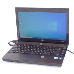 中古良品 13インチ 茶色 ノートパソコン HP ProBook 4320s Wi-Fi有 Core i3 4GB DVDRW 無線 Windows10 Office済 初心者向け 即使用可