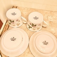 WEDG WOOD ウェッジウッド セット カップ、ソーサー、プレートの画像