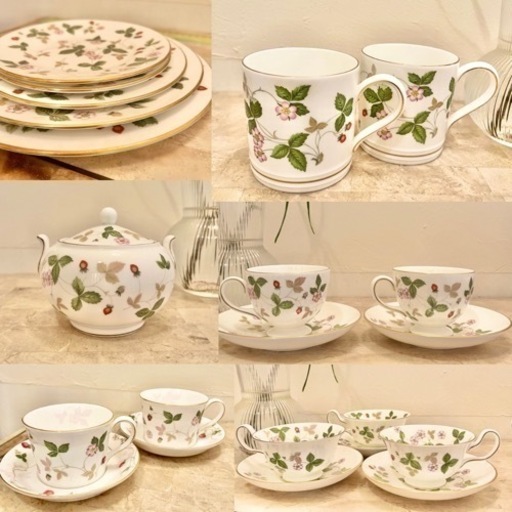 WEDG WOOD ウェッジウッド セット カップ、ソーサー、プレート