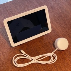 【美品】Google Nest Hub 第二世代 chalk 7インチ ディスプレイの画像