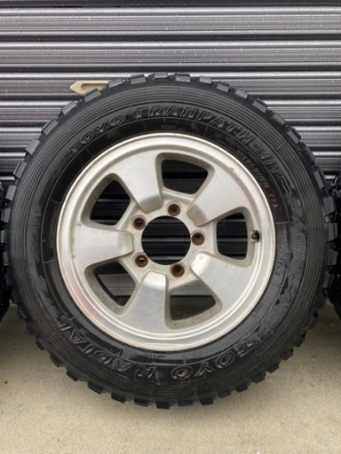 ジムニー純正アルミホイール　M/Tタイヤセット