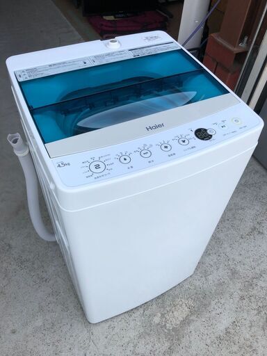 【動作保証あり】Haier ハイアール 2017年 JW-C45A 4.5kg 洗濯機 ②【管理KRS444】