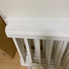 ベビーサークル　木製　ホワイト　の画像