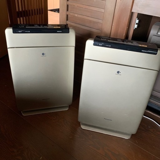 Panasonic 加湿機能付き空気清浄機　2台