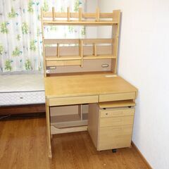 本棚付き学習机　イトーキ　HS-MH