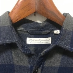 High quality product チェックシャツ　メンズMサイズの画像