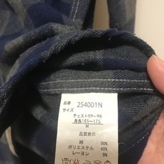 High quality product チェックシャツ　メンズMサイズの画像