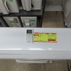 K03215　パナソニック　中古エアコン　主に6畳用　冷2.2kw／暖2.2kw