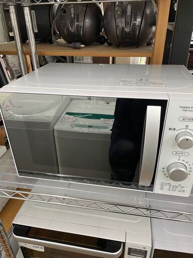 リサイクルショップどりーむ鹿大前店　No１２１７　電子レンジ　ユアサ　2019年製　動作確認OK　清掃済み