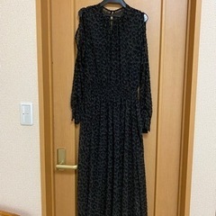 FRAY I.D アシメヘムシフォンワンピース