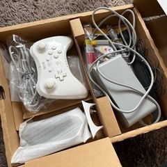 WiiU 本体 コントローラー 写真に写ってるもの全部