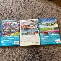 WiiUカセット2つ Wiiカセット1つの画像