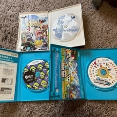 WiiUカセット2つ Wiiカセット1つの画像