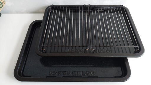 【美品】SHARPヘルシオ角皿2枚と網2枚セット31Lタイプ上位機種用