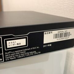 DVDプレーヤー リモコン・ACケーブルの画像