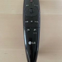 【ジャンク】テレビ　LG 42インチ　薄型画面に線有　純正リモコン付きの画像