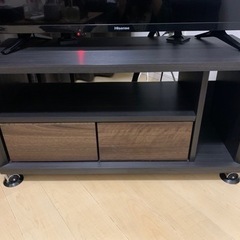 テレビ台(黒茶)