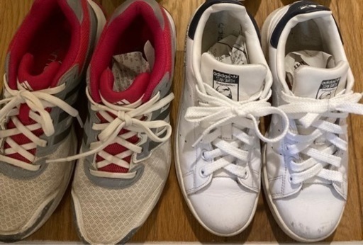 決定( ¨̮ )スニーカー 2足 アディダス adidas