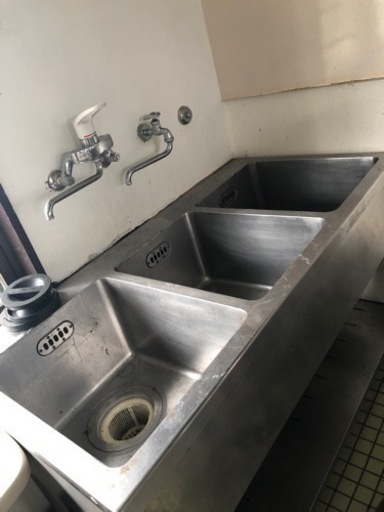 値下げします！業務用三層流し台