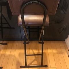 カウンターチェア　2P 使用感ありの画像