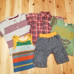 【受付再開！】80サイズ　春夏服５枚セット