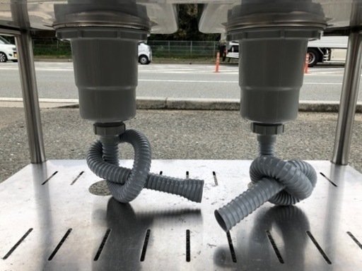 ⭐︎中古品　タニコー　2槽シンク　900×600×800mm   厨房機器⭐︎