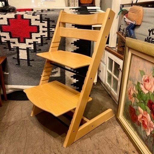 【売約済み】STOKKE　ストッケ　トリップトラップ　ナチュラル　ブナ材　無垢　ベビーチェア　キッズチェア　ダイニングチェア　子供　ナチュラル　ハイチェア　シリアル3