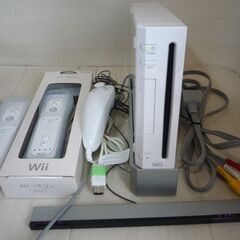 ☆NINTENDO 任天堂RVL-001 Wii 本体一式 ウィ...