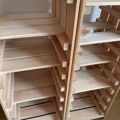 すのこで作った棚お譲りしますの画像