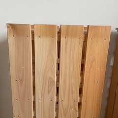 すのこで作った棚お譲りしますの画像